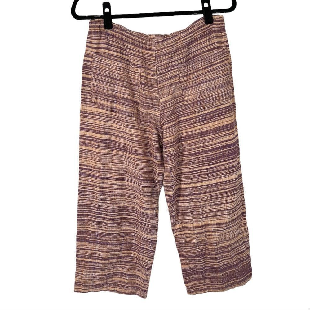 Primitive Pink & Purple Striped Capri Pants - Picture 6 of 6